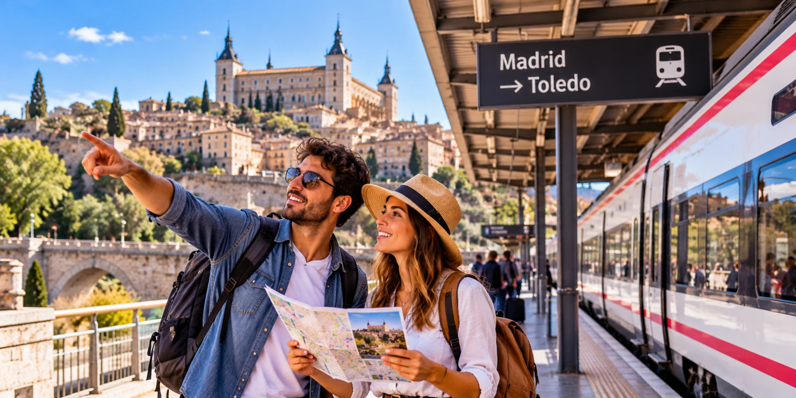 Excursiones en tren desde Madrid, qué ciudad y qué estación