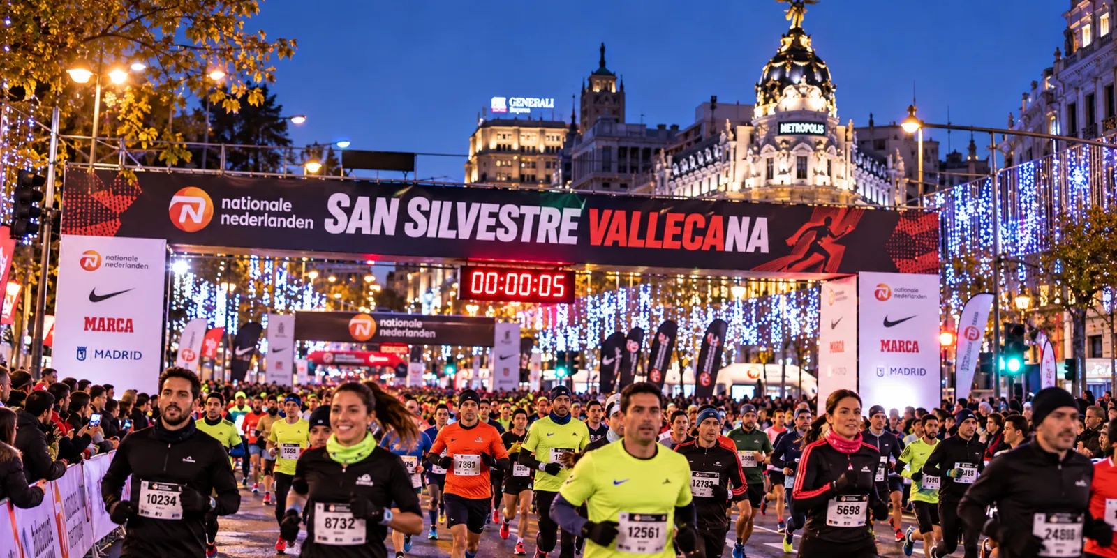 San Silvestre Vallecana Madrid, inscripción y recorrido
